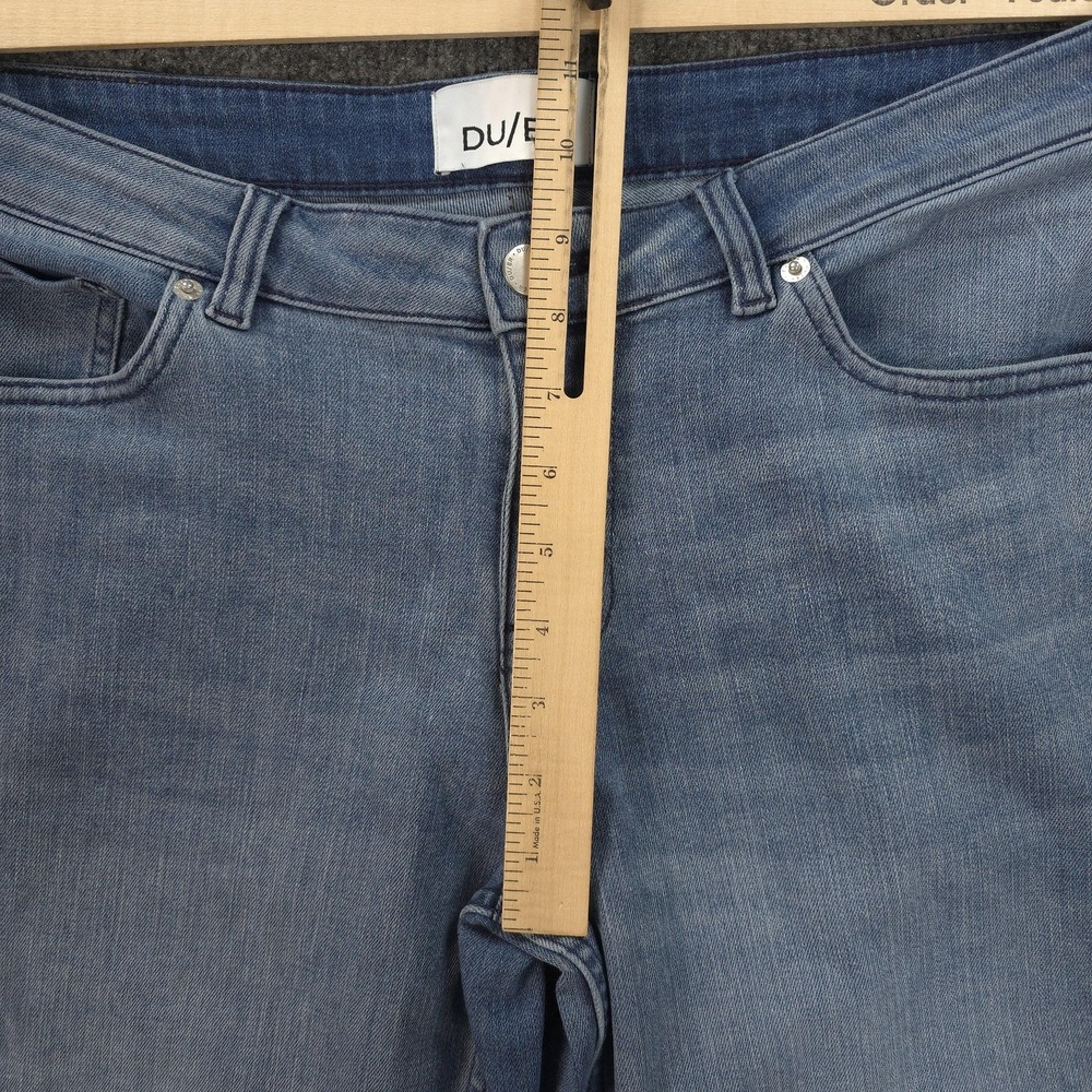 DU/ER Jeans Womens 30x29 Blue Performance Denim Girlfriend Stretch Work Casual - Picture 7 of 15